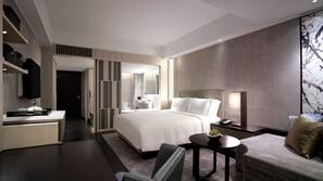 Premium bedding, minibar, in-room safe, desk
