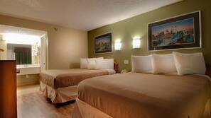 Desk, blackout drapes, free WiFi, linens