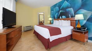 Premium bedding, in-room safe, desk, iron/ironing board
