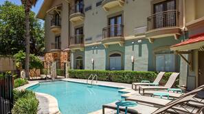 Seasonal outdoor pool
