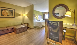 2 Double Beds Hearing Accessible Studio Suite | In-room safe, iron/ironing board, free WiFi, bed sheets