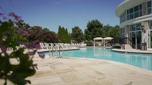 Indoor pool, seasonal outdoor pool, open 6 AM to 11 PM, free cabanas