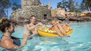 3 outdoor pools, pool cabanas (surcharge), pool umbrellas