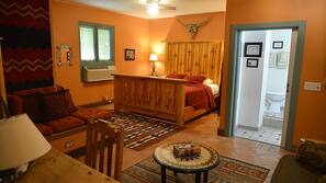 Desk, iron/ironing board, free WiFi, linens