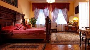 Hypo-allergenic bedding, in-room safe, individually decorated