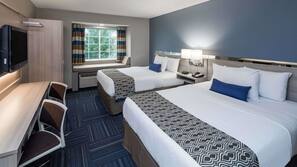 Premium bedding, desk, iron/ironing board, free WiFi