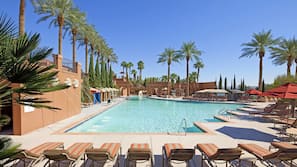 Outdoor pool, cabanas (surcharge), pool umbrellas