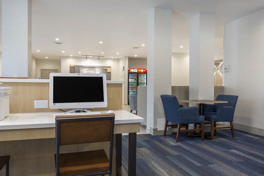 Business center, Holiday Inn Express & Suites Chicago West - St Charles, an IHG Hotel