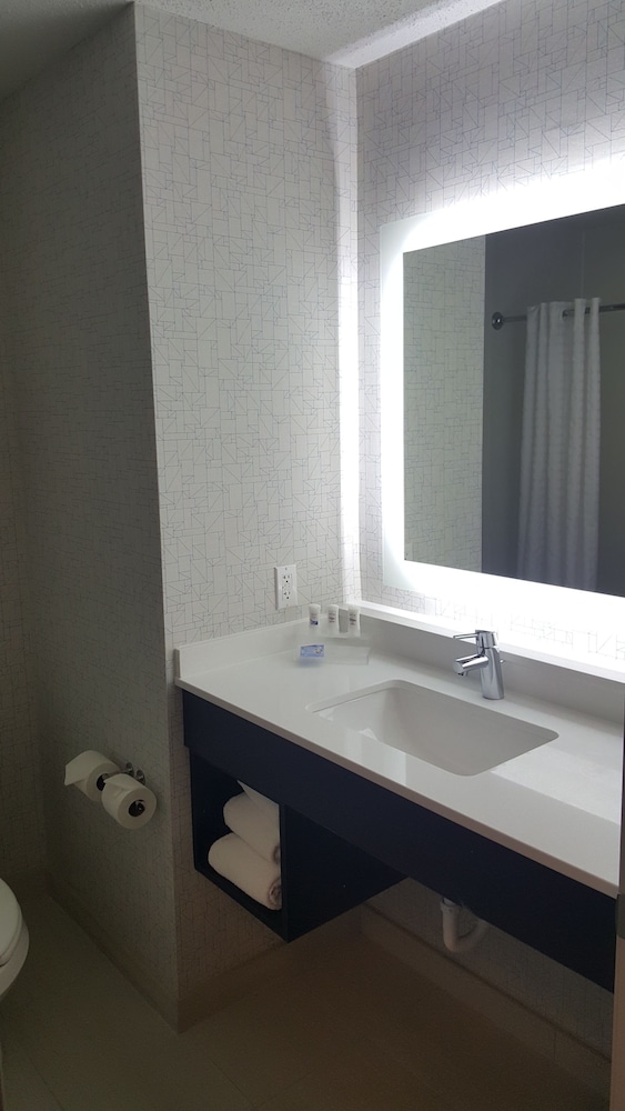 Bathroom, Holiday Inn Express & Suites Chicago West - St Charles, an IHG Hotel