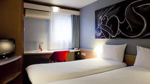 Luxe beddengoed, een bureau, een strijkplank/strijkijzer, gratis wifi