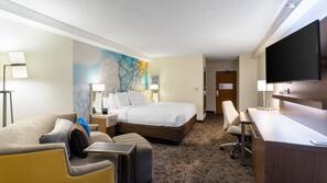 Hypo-allergenic bedding, in-room safe, desk, laptop workspace