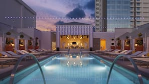 3 outdoor pools, cabanas (surcharge)