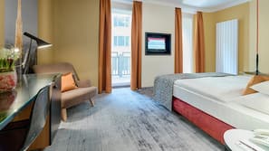 Minibar, una cassaforte in camera, insonorizzazione, Wi-Fi gratuito