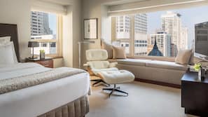 Egyptian cotton sheets, premium bedding, down duvet, pillow top beds