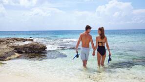 Private beach, scuba diving, snorkeling