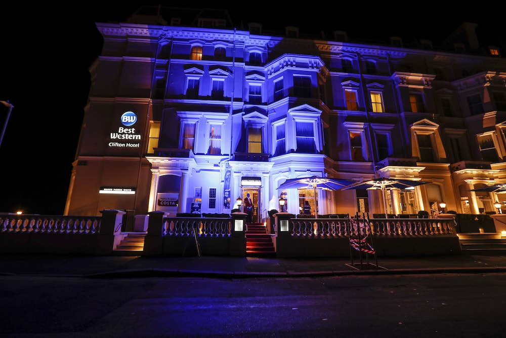 Front of property - evening/night, Best Western Clifton Hotel