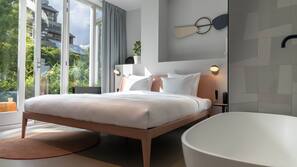 In-room safe, desk, blackout curtains, iron/ironing board