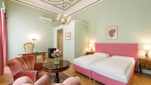 Biancheria da letto di alta qualità, minibar, una cassaforte in camera