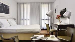 In-room safe, desk, blackout curtains, free cots/infant beds