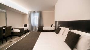 Premium bedding, memory foam beds, minibar, in-room safe
