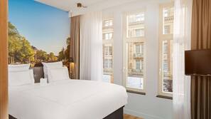 Lakens van Egyptisch katoen, hypoallergeen beddengoed, een minibar