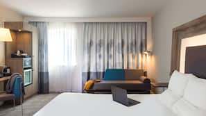 In-room safe, desk, blackout curtains, iron/ironing board
