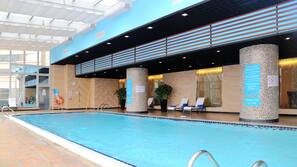 Indoor pool, outdoor pool