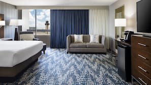 Premium bedding, pillow top beds, in-room safe, desk