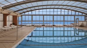 Indoor pool, outdoor pool