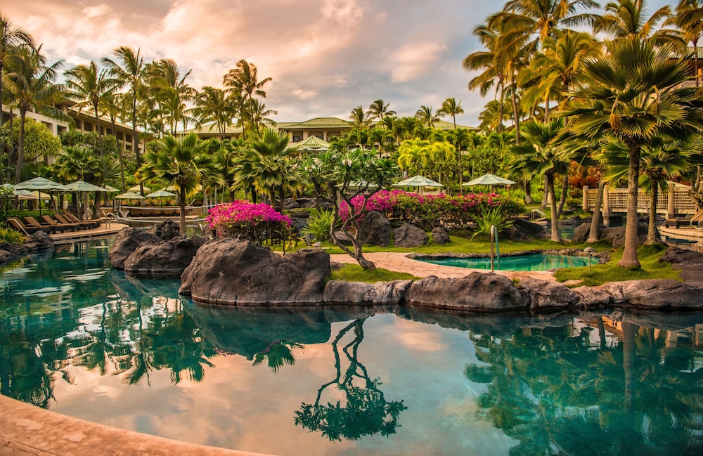 Jardines del alojamiento, Grand Hyatt Kauai Resort and Spa