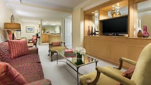 Premium bedding, minibar, in-room safe, desk
