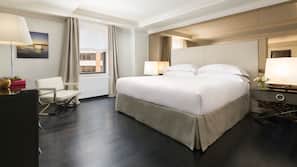 Premium bedding, minibar, in-room safe, desk