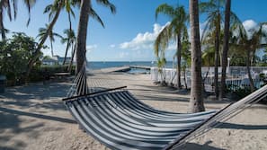Private beach, sun loungers, kayaking, fishing