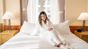 Premium bedding, minibar, in-room safe, desk