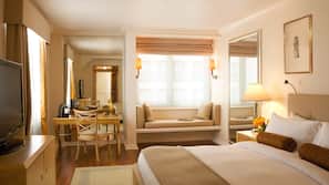 Premium bedding, minibar, in-room safe, desk