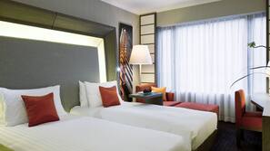 Minibar, in-room safe, desk, blackout curtains
