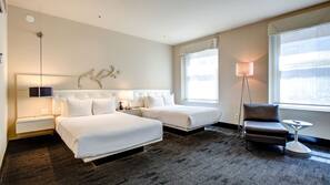 Premium bedding, pillowtop beds, minibar, in-room safe