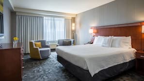 Premium bedding, down duvet, in-room safe, desk