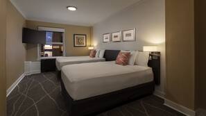 Premium bedding, in-room safe, blackout curtains, iron/ironing board