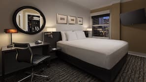 Premium bedding, in-room safe, blackout curtains, iron/ironing board