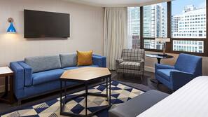 Premium bedding, in-room safe, blackout curtains, iron/ironing board