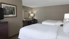 Hypo-allergenic bedding, in-room safe, desk, iron/ironing board