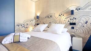 Coffre-forts dans les chambres, bureau, rideaux occultants