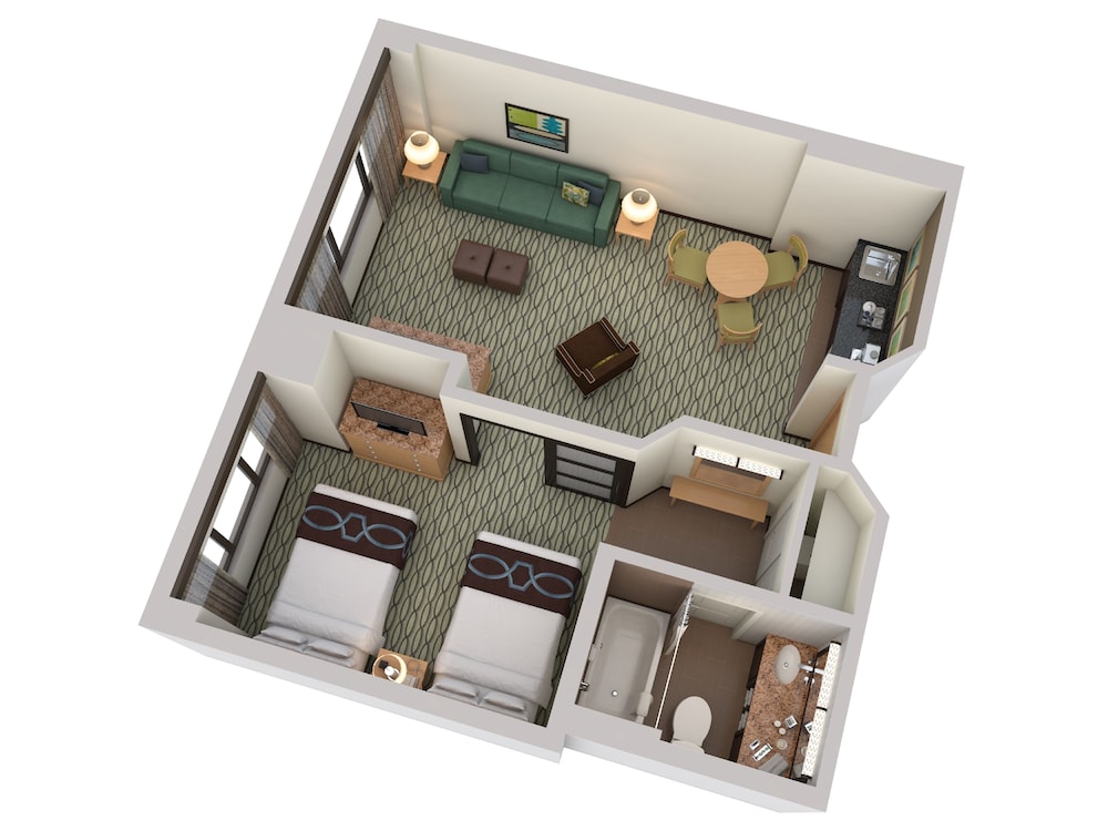 Floor plan, DoubleTree Suites by Hilton Orlando - Disney Springs® Area