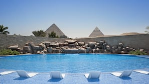 2 outdoor pools, open 8:00 AM to 5:30 PM, pool umbrellas, sun loungers