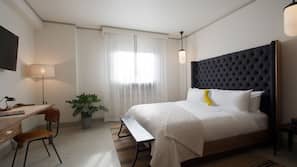Premium bedding, pillow-top beds, minibar, in-room safe
