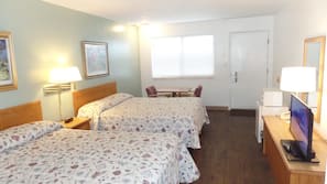 Desk, iron/ironing board, rollaway beds, free WiFi