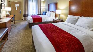 Down comforters, in-room safe, desk, iron/ironing board