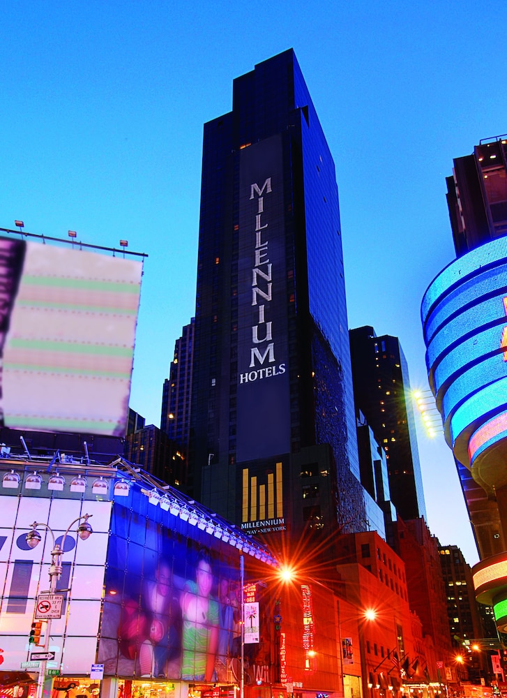 Exterior detail, Millennium Hotel Broadway Times Square