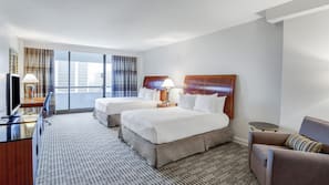 Hypo-allergenic bedding, in-room safe, desk, free cots/infant beds